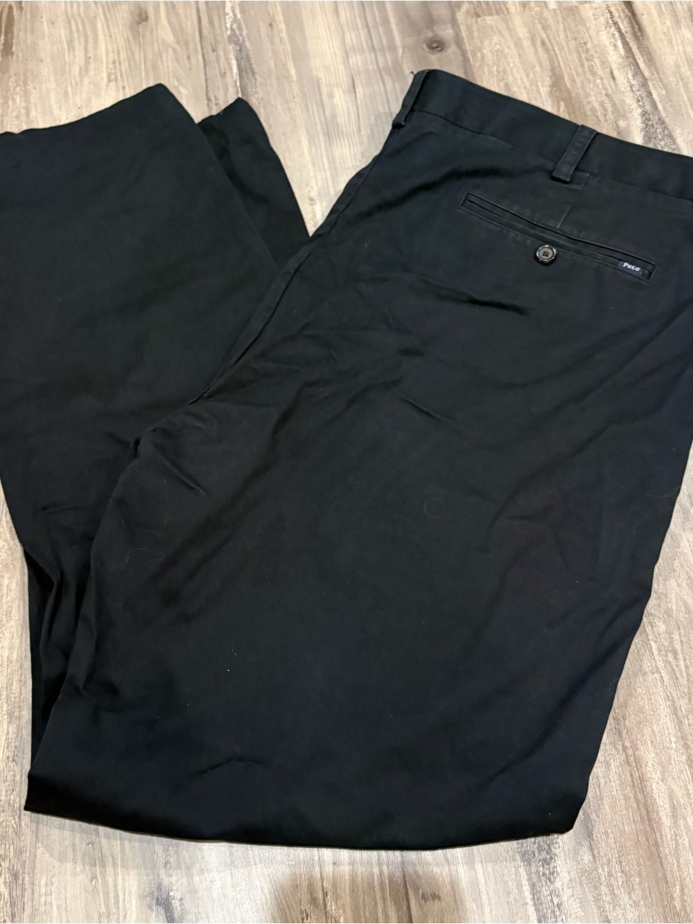 Polo Ralph Lauren Cotton Black Chino Pants 36x32